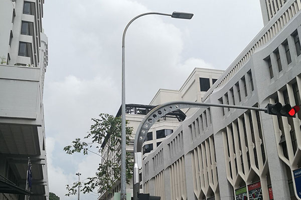 High Power 200W LED street lights, Singapore Highway Avenue Жоғары қуатты 200 Вт жарықдиодты көше шамдары, Сингапур тас жолы даңғылында